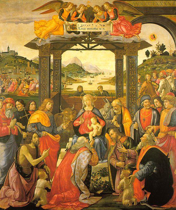 Domenico Ghirlandaio Adoration of the Magi   qq oil painting picture